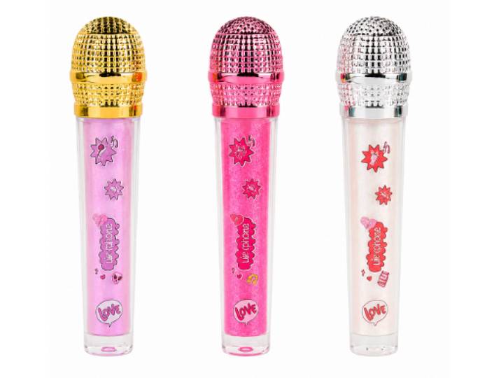 Create it! Microfoon - Lipgloss - 12 stuks - Roze/Paar/Koraal