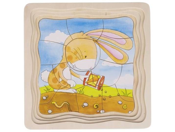 Schichtenpuzzle Gemüsebeet