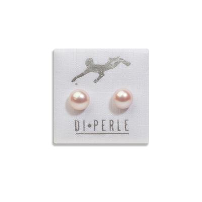 Paar Ohrstecker DI PERLE "Damen Perlenschmuck 925 Silber Süsswasser Perlen Ohrstecker", weiß, Ohrringe, Damen, Damen, Silber 925 (Sterlingsilber), Damen Perlenschmuck