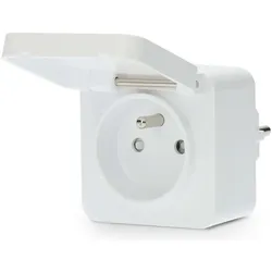 Nedis, Smart Plug, SmartLife Smart Stecker Wi-Fi IP44 Leistungsmesser 3680 W Frankreich / Typ E (CEE 7/6)