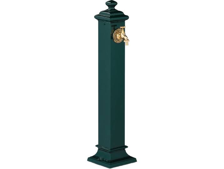 waterzuil met kraan - 86 cm - waterkraan - gietijzer - groen