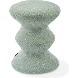 Hocker Zig Zag Soft hellgrau
