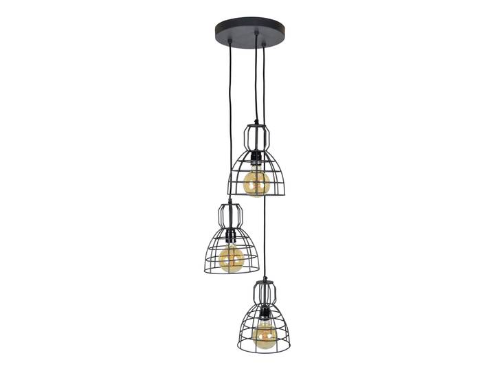 Urban Interiors hanglamp 3-lichts - Vintage Black