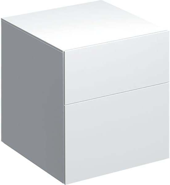 Geberit armoire latérale Xeno² 500504011 45x51x46.2cm, avec 2 tiroirs, brillant / blanc
