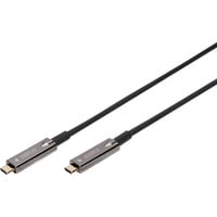 4K USB-C AOC AV-Anschlusskabel schwarz, 20 Meter