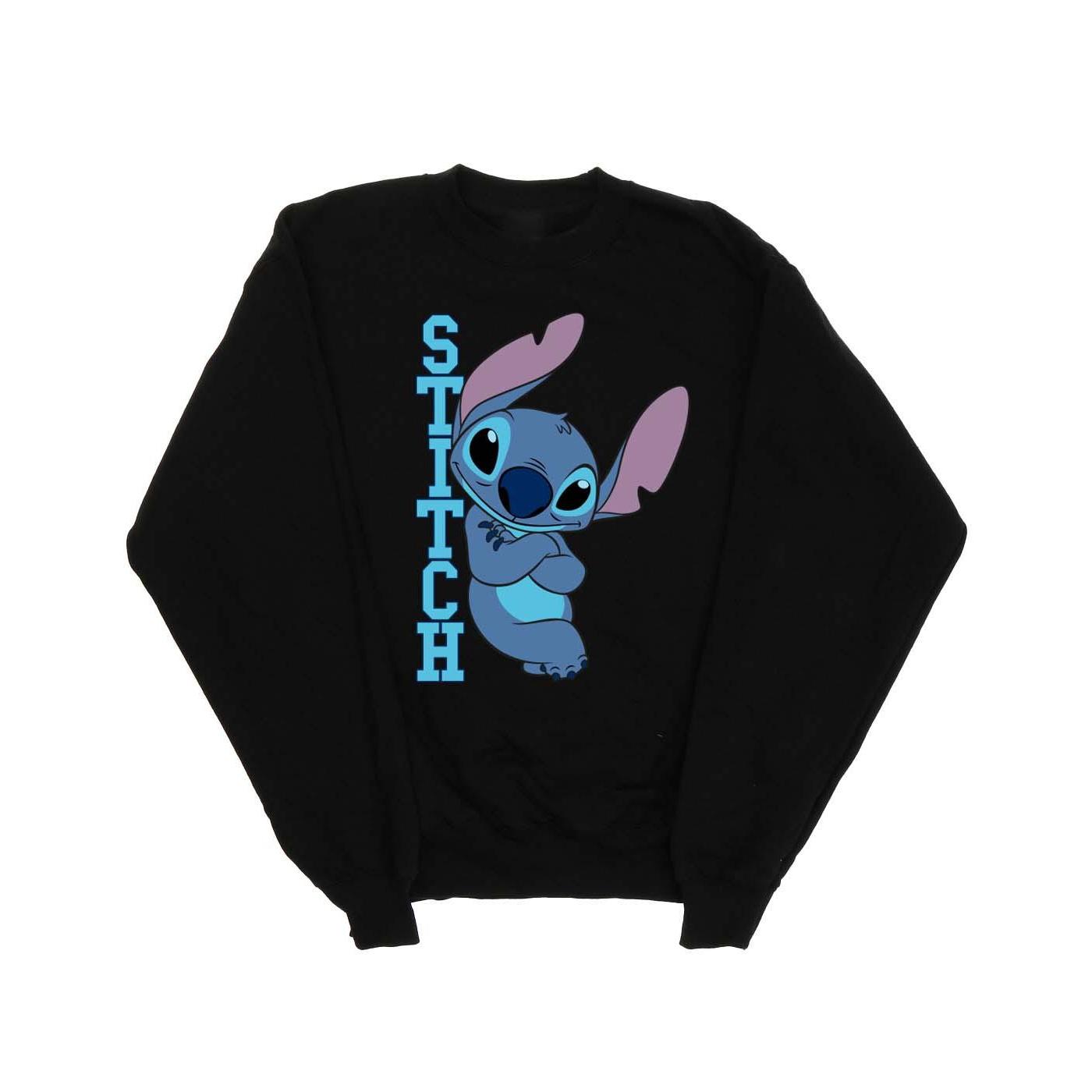 Disney Herren Lilo und Stitch Posing Sweatshirt (schwarz)