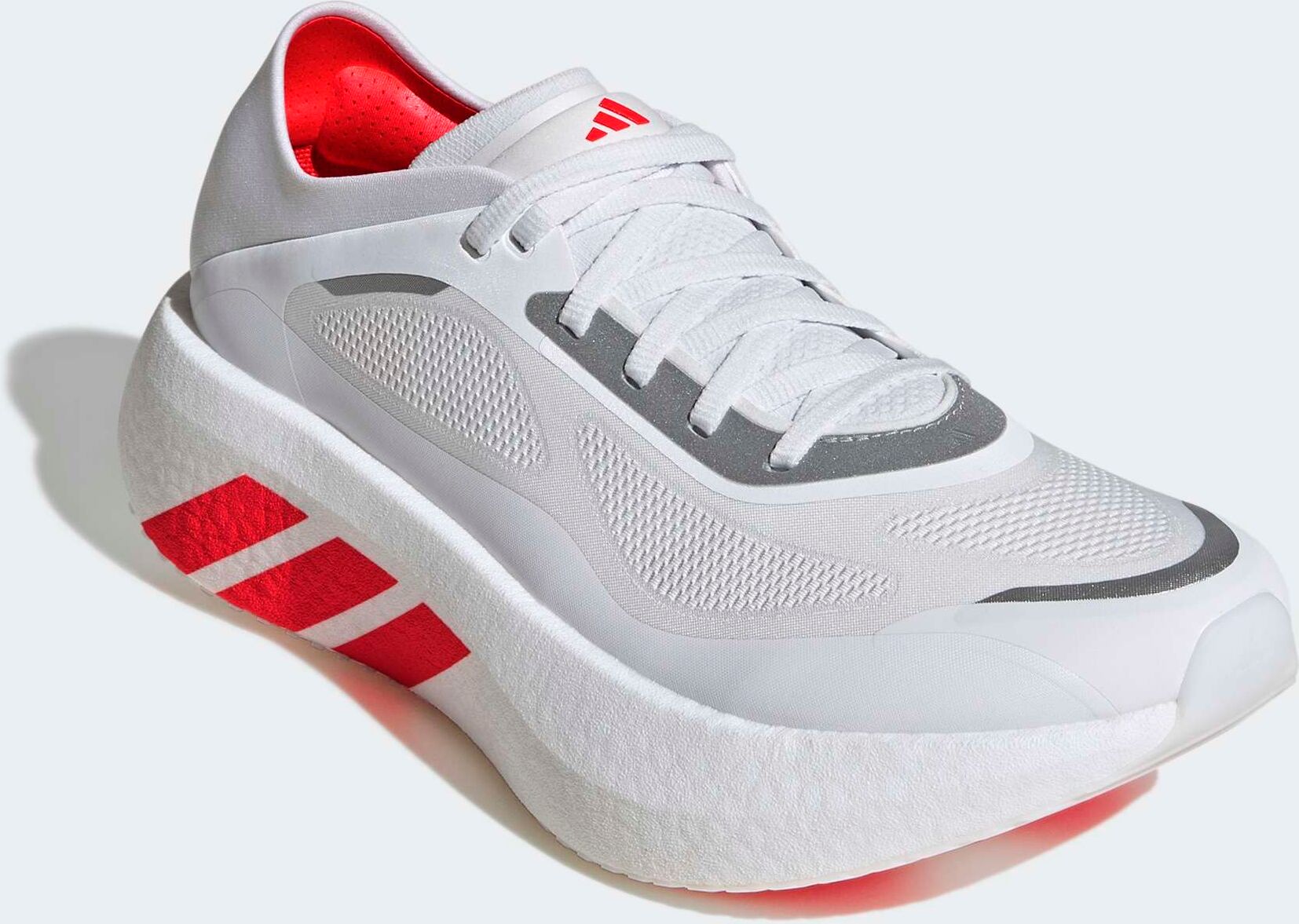 Laufschuh ADIDAS PERFORMANCE "HYPERBOOST RUN", Damen, Gr. 40, rot (cloud weiß, solar turbo, crystal weiß), Textil, Schuhe Laufschuh, mit innovativer Hyperboost Pro Technologie