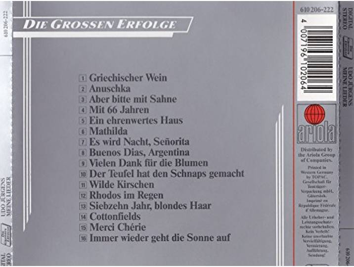 Meine Lieder-Die grossen Erfolge