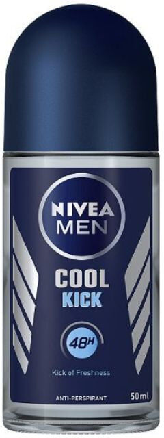 Nivea Men Cool Kick Anti Perspirant Roll On Deodorant 50ml