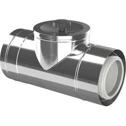 BOSCH Abgaszubehör FC-CR80 Rohr mit Prüföffnung d:80/125 Edelstahl