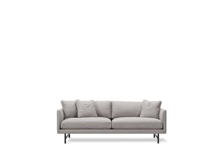 Fredericia Furniture Calmo 5622 Sofa 2-sits Sunniva 717-schwarz Stahl