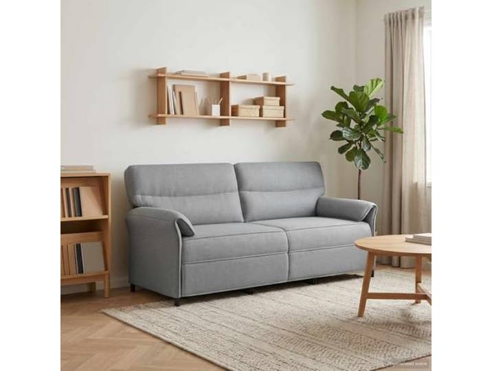 ZQQLVOO Sofa 100% Polyester, Metallrahmen Modernes Design, Schaumstoffkissen, klappbare Armlehnen, für Wohnzimmer
