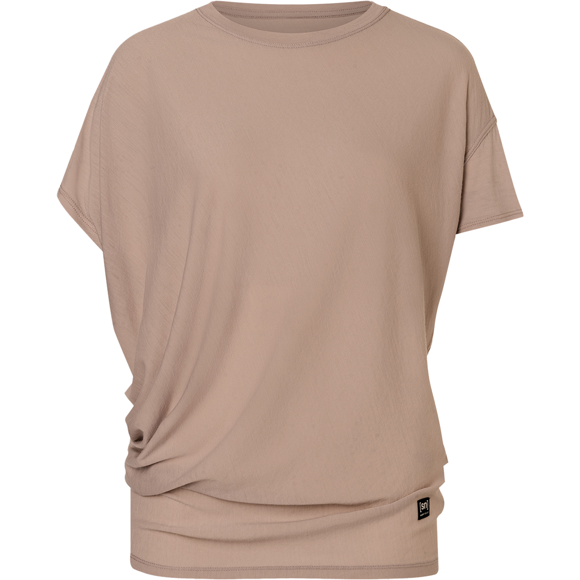 Super.Natural Yoga Loose Damen T-Shirts braun Größe S Lifestyle | Yoga Hautfreundlich Merinowolle