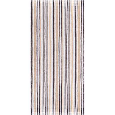 Handtücher EGERIA "Combi Stripes", grau, B:50cm L:100cm, Walkfrottee, Obermaterial: 100% Baumwolle, Handtücher, mit feinen Streifen, 100% Baumwolle