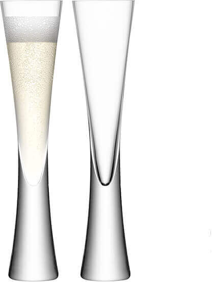 LSA Moya Set of 2 170ml Champagne Flutes