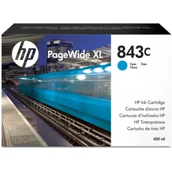 HP, Druckerpatrone, Ink Cartridge No 843c Cyan (C)