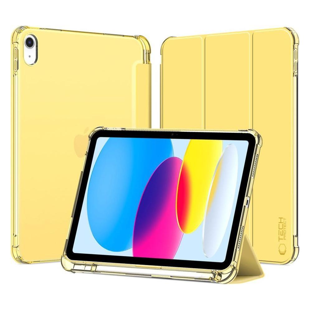 Tech-Protect SC Pen Hybrid Case for iPad 10 / 2022 - Yellow - Transparent (Apple iPad Air 2022) (26766-0)