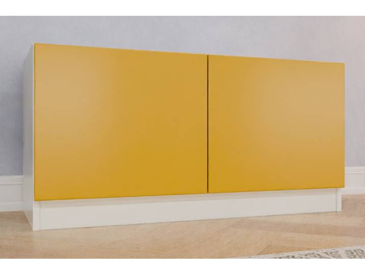 TV-Möbel nach Maß - RAL 1012 Zitronengelb - 50x100x42cm - Individuell konfigurieren