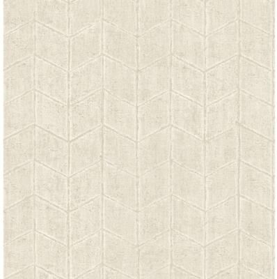 York Wallcoverings Flatiron Geometric Oyster Wallpaper