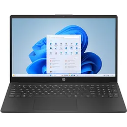 HP 15-fc1255ng (15.60", 512 GB, 16 GB, DE, AMD Ryzen 5 7520U), Notebook, Schwarz