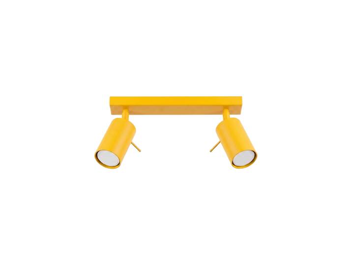 Design Deckenlampe „Ring“ 2-flammig Gelb Sollux Lighting