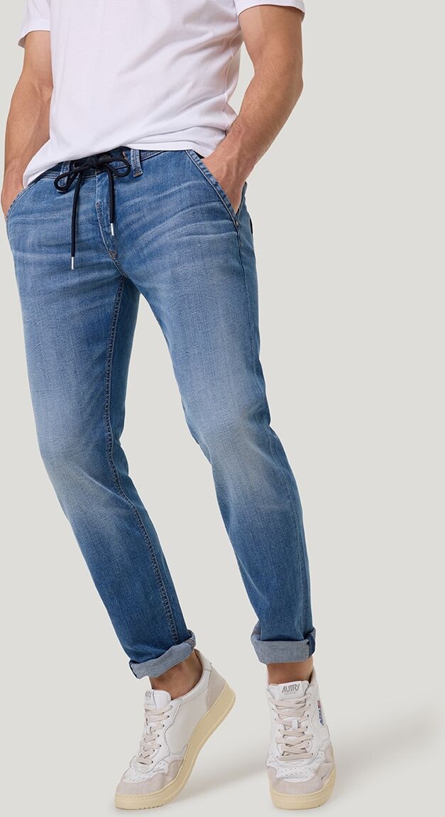 Regular-fit-Jeans "RAVI", Herren, Gr. 34, Länge 32, blau (blau fashion fancy), Denim/Jeans, Obermaterial: 98% Baumwolle, 2% Elasthan, PIONEER AUTHENTIC JEANS, unifarben, regular fit knöchellang, Jeans Regular-fit-Jeans, im Five-Pocket Style blau fashion f