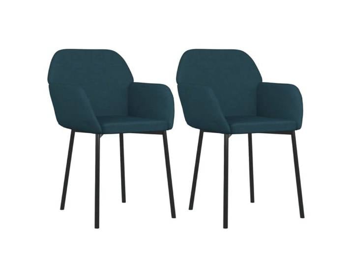 Chaises à manger - Bonne vie - lot de 2 - Bleu Velours - dîner - contemporain495459