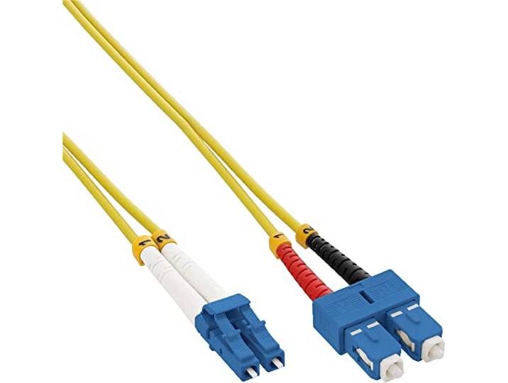 InLine 88656 LWL Duplex-kabel SC, 9/125μm, OS2, 5m zwart