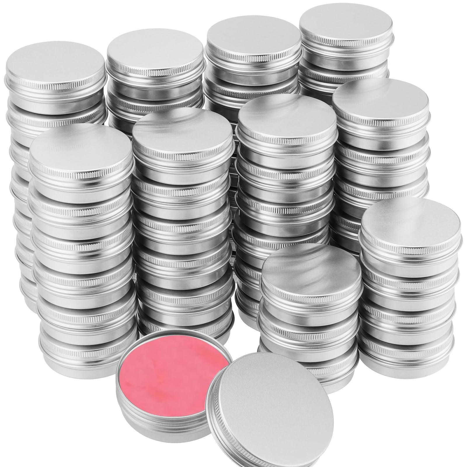 Dripio Verpakking van 60 ronde aluminium blikjes van 30 ml met schroefdeksel