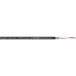 Sommer Cable 200-0351 Mikrofonkabel 2 x 0.14 mm² Schwarz Meterware