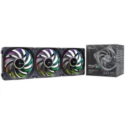Seasonic Lüfter MagFlow ARGB 120 mm schwarz 3er-Pack