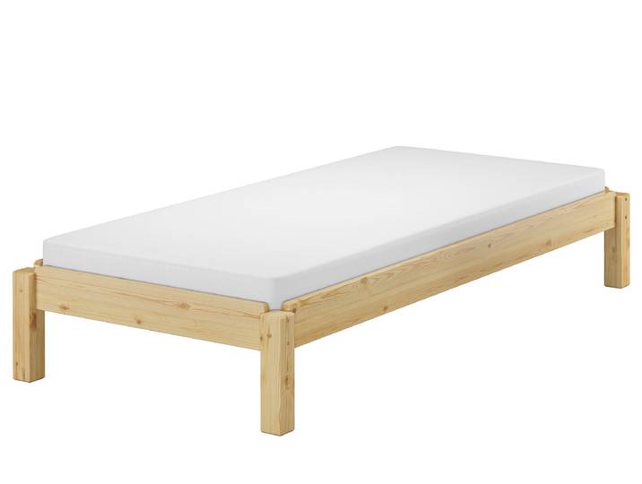 Schönes Stapelbett 90 x 200 cm Einzelbett Kiefer Massiv