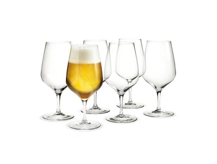 Holmegaard Verre à bière Cabernet 64 cl, lot de 6 Transparent