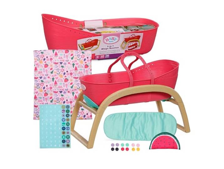 BABY born 3-in-1 Stubenwagen mit Click & Play
