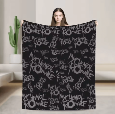 Inspire Curations My Chemical Romance Rock Band Flannel Throw Blanket 14 153x204cm