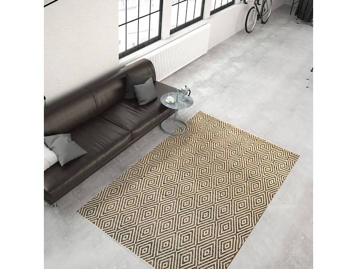 Kurzflorteppich Aperitif 310 Braun/Beige/Beige Polyester/Viskose/Baumwollstoff/Andere 150 x 80cm