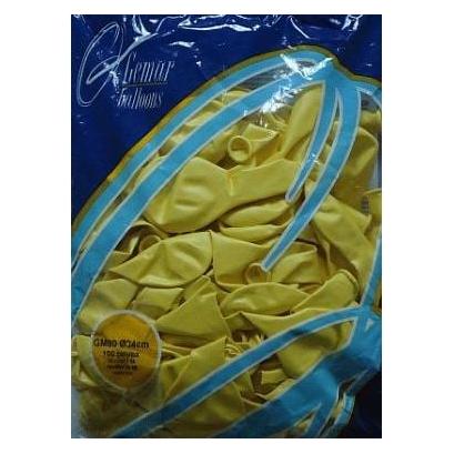 GoDan Pastellgelber G90-Ballon (100x) (WIKR-0988378)