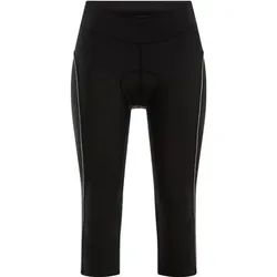 NAKAMURA Damen Tight Da.-Fahrrad-Hose Nala III W, Größe 46 in Schwarz Schwarz