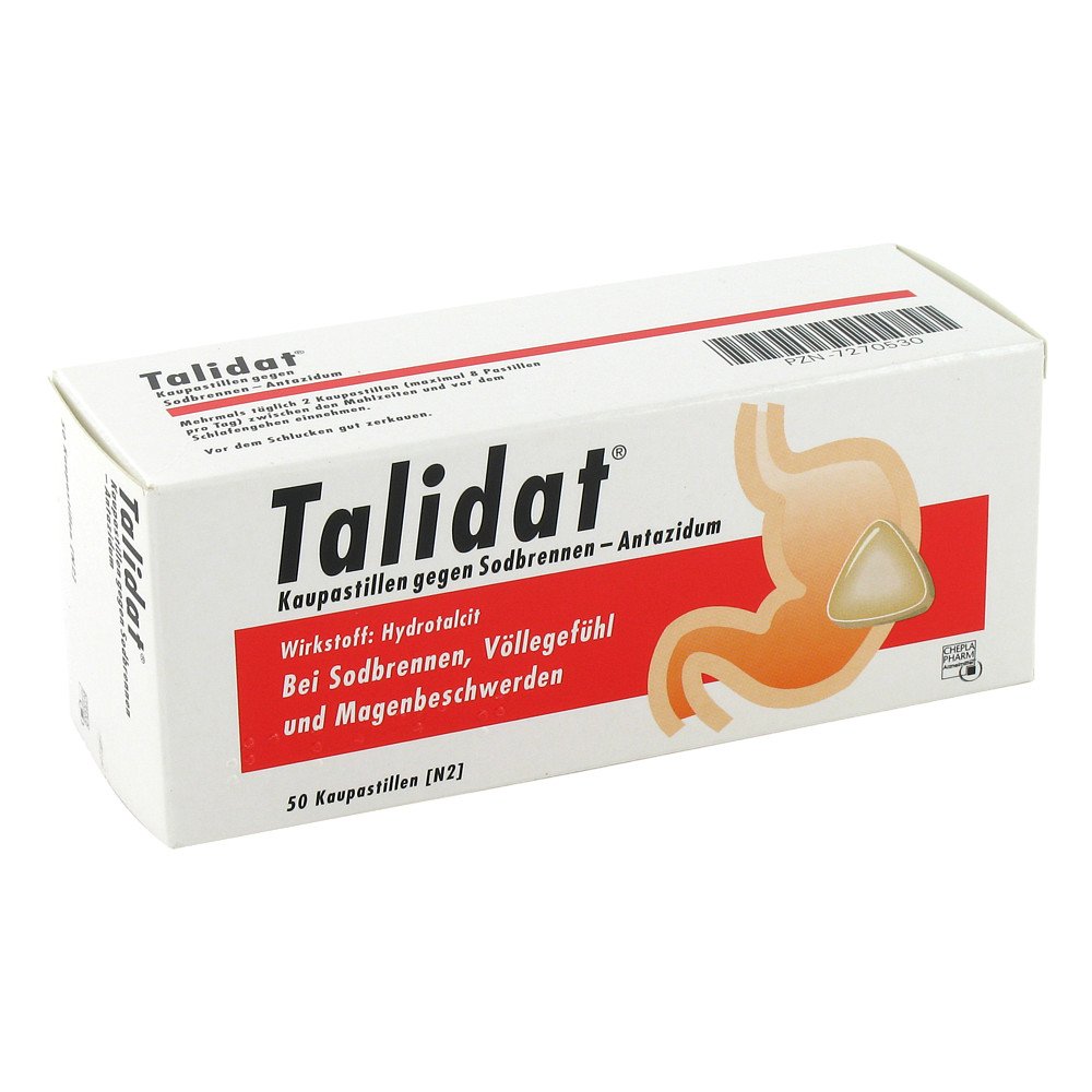 CHEPLAPHARM Arzneimittel GmbH Talidat Kaupastillen gegen Sodbrennen 07270530