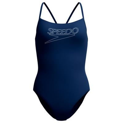 Speedo - Women's Endurance+ Logo Thin Strap One Piece - Badeanzug Gr 48 blau