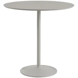 Muuto Soft Tisch, höhe 95 cm, grau linoleum / grau