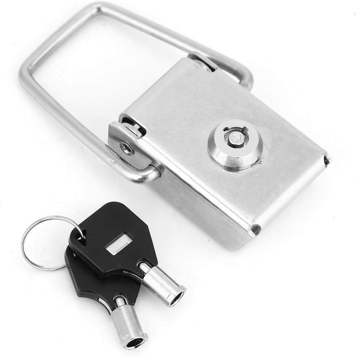 Zilverkleurige Hasp Sluiting Kastslot van Roestvrij Staal - 70mm