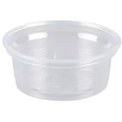 1000x Verpackungsbecher PS, klar, rund, 50ml