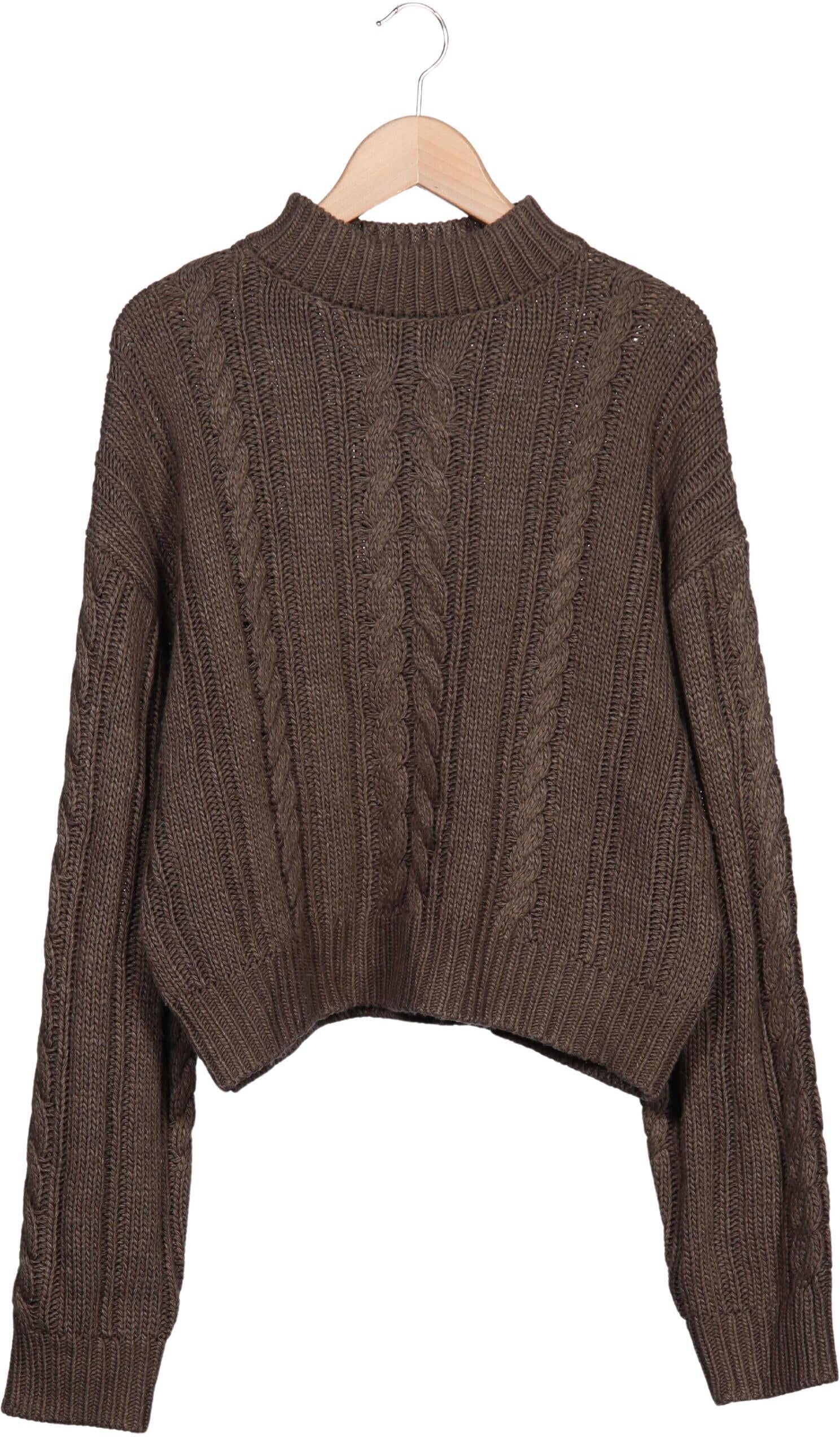 LeGer by Lena Gercke Damen Pullover, Braun, Gr. EU 38, Synthetik - Second Hand