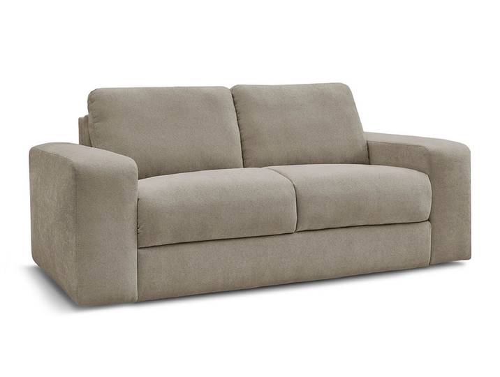 Bettsofa BOBOCHIC IBIZA Stoff mit Textur taupe