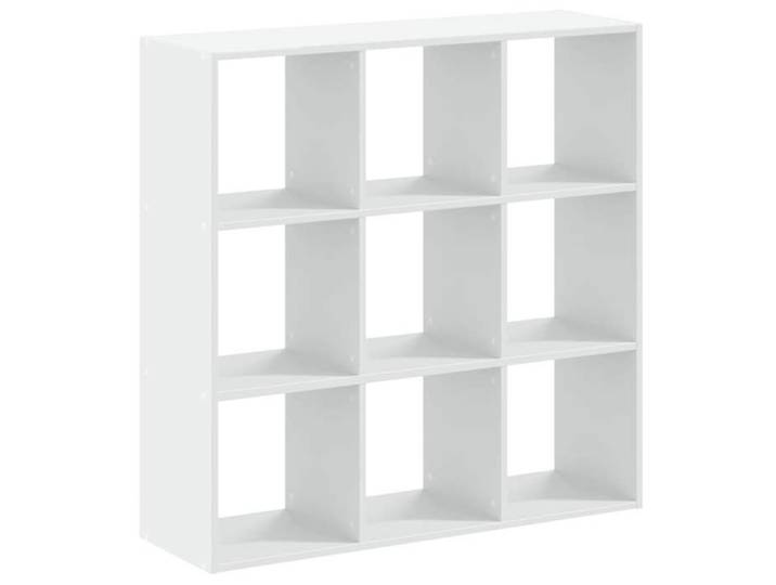 “Winter Sale TOP Armoire étagère magazine Blanc - Bibliothèque blanc 102x32x102cm - bois d'ingénierie PRO56513