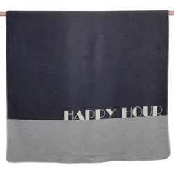 David Fussenegger Kurzflor- Wohndecke Savona 'Happy Hour' 150 x 200 cm (Farbe: Grau)