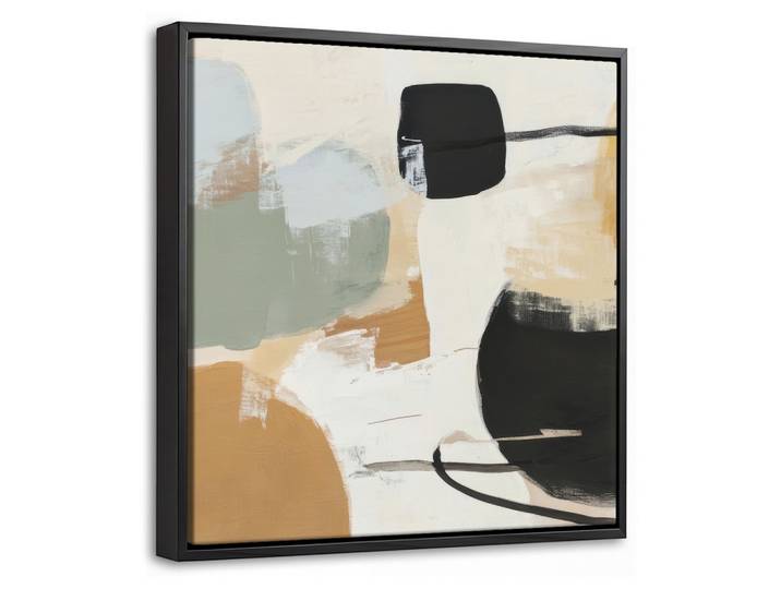 LEINWAND Bilder mit Rahmen - Farbe - Abstrakt - Farben - 20x20