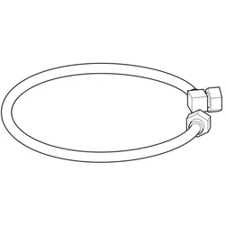 Geberit Panzerschlauch 595712000 für Urinal Centaurus