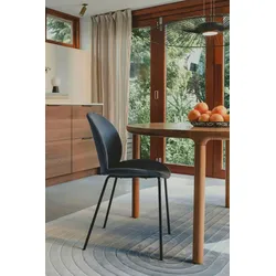 Zuiver Stuhl Bonnet Stoff Grau, Blau Grau /